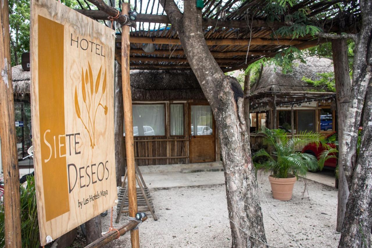 Siete Deseos Hotell Tulum Eksteriør bilde