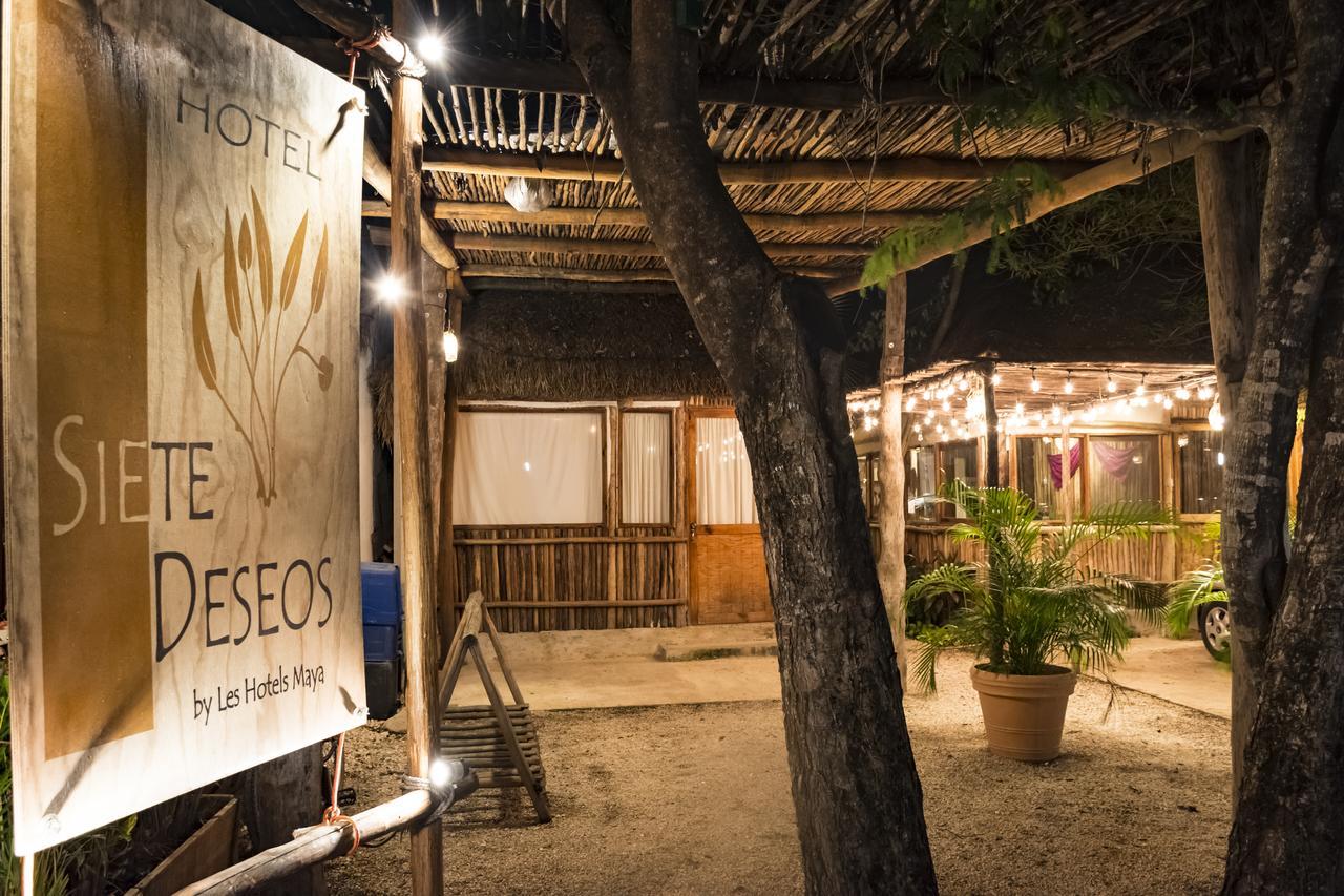 Siete Deseos Hotell Tulum Eksteriør bilde